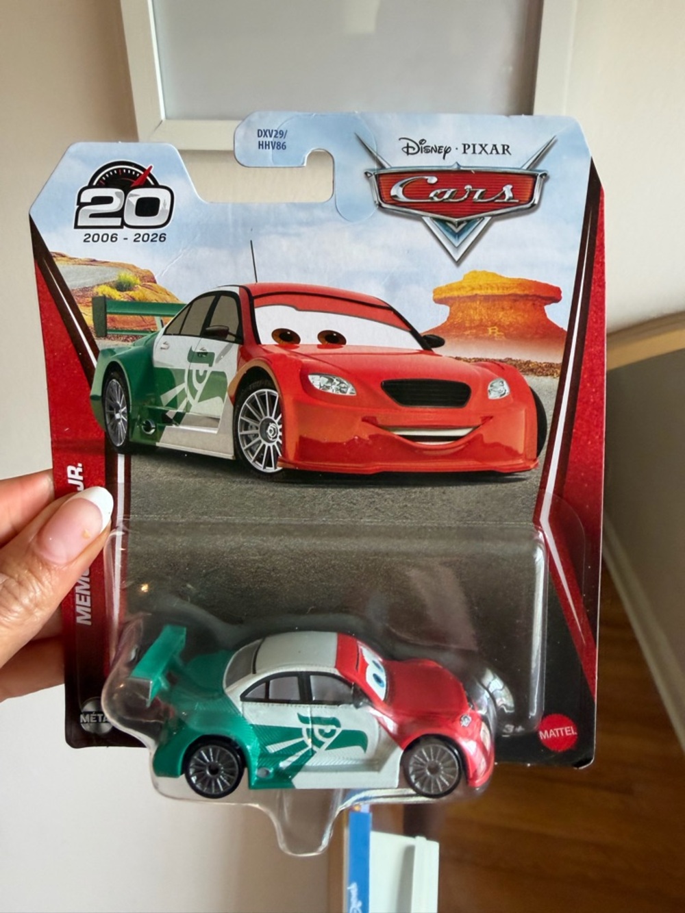 Disney Cars Die-Cast Race Car - Red, Green & White